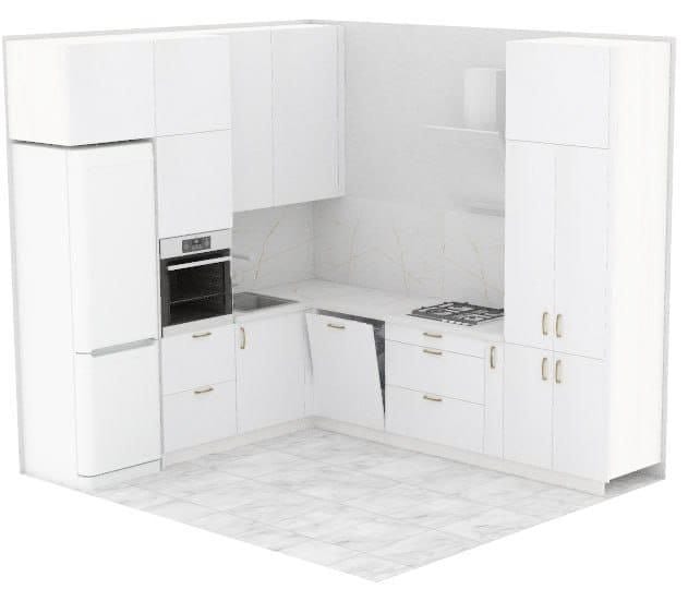 Угловая кухня для Эльмиры — Ярославль, 105 000 ₽
